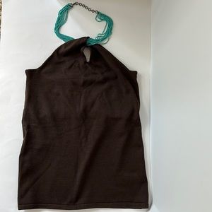 Vintage Ralph Lauren halter sweater top